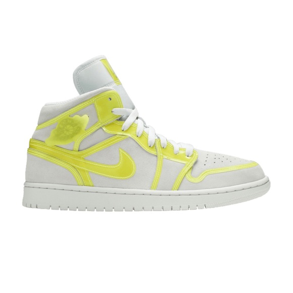 Air Jordan Mid (DA5552 107) Opti Yellow Suede, NEW